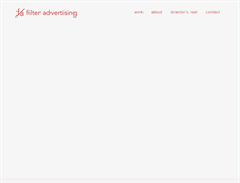 Tablet Screenshot of filteradvertising.com